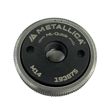 Изображение товара Гайка для УШМ быстрозажимная Metallica 193875, Ultra М14, тип B с шариковым замком, в коробке