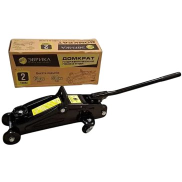 Изображение товара Домкрат гидравлический Эврика ER-82106, подкатной, 2т, высота подъема 130-330 мм