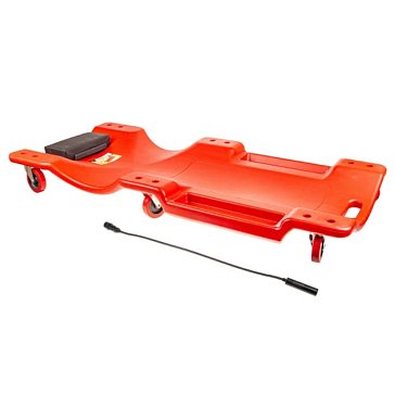 Изображение товара Лежак ремонтный Эврика ER-64202, пластиковый, на 6-ти, колесах (920×430×115мм) с подсветкой (батарейки LR44x4шт)