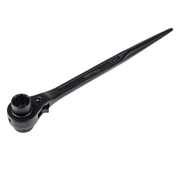 Изображение товара Ключ ступичный Эврика ER-41924, трещоточный усиленный 19х24мм (24 зуб.)