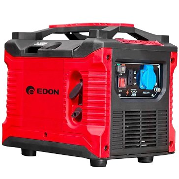 Изображение товара Генератор бензиновый инверторный Edon PRO PT-1200 40520, 53.5 см3, 1200/1000 Вт, 4.5/0.25 л