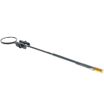 Изображение товара Зеркало Эврика ER-53007, телескопическое, с магнитом, круглое, 38 мм, длина 52.5 см