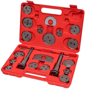 Изображение товара Набор инструмента Эврика ER-88110 для сведения тормозных цилиндров, 21 предмет