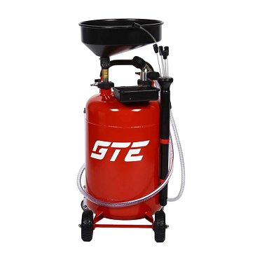 Изображение товара Комбинированная установка для слива/откачки масла GTE GTE-T14100, 70 л, со сливной воронкой и щупами