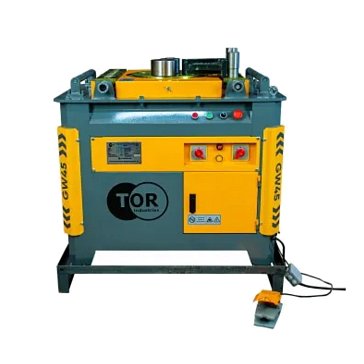 Изображение товара Станок для гибки арматуры TOR GW45A PRO 1049257, 45/40 мм, 4 кВт, с доводчиком, рег. боковые упоры