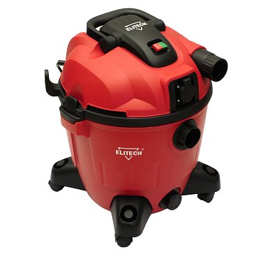 Изображение товара Строительный пылесос Elitech ПС 1235А профессиональный 1200Вт 35л
