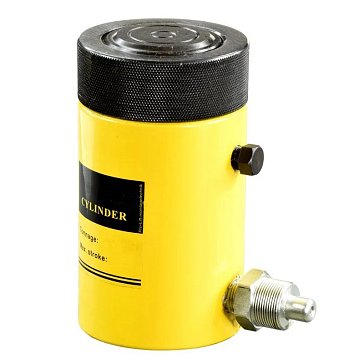 Изображение товара Домкрат гидравлический TOR ДГ10П100Г 1004725, 10 т, с фиксирующей гайкой