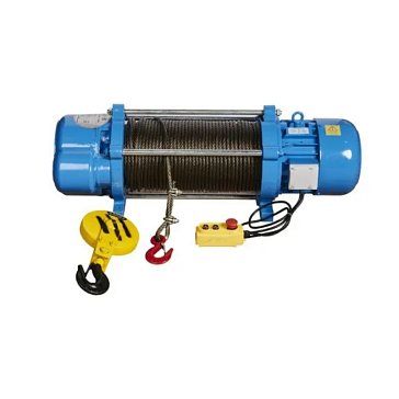 Изображение товара Лебедка электрическая TOR KCD 1050498, 1000/2000кг, 100/50м, с канатом 380В