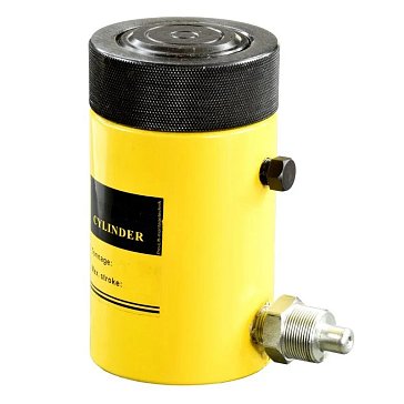 Изображение товара Домкрат гидравлический TOR ДГ50П100Г 1004735, 50 т, с фиксирующей гайкой