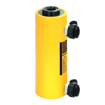 Изображение товара Домкрат гидравлический TOR ДП100Г100 1004669, 100 т, двухсторонний с полым штоком