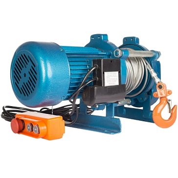 Изображение товара Лебедка электрическая TOR KCD 1050493, 300/600 кг, 30/15 м, с канатом, 220 В 