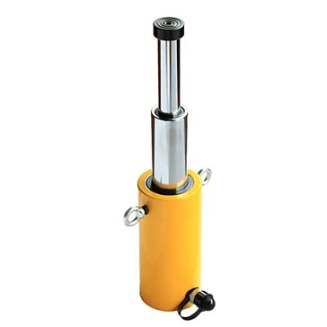 Изображение товара Домкрат гидравлический телескопический TOR ДТ50Г600 1004688, 50 т (3 уровня)