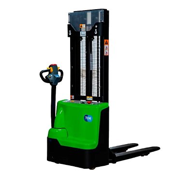 Изображение товара Штабелер самоходный TOR WS15H-3500SC PRO 1049769, 1.5 т, 3.5 м, Li-ion 24/100 В/Ач, контр. скорости подъема