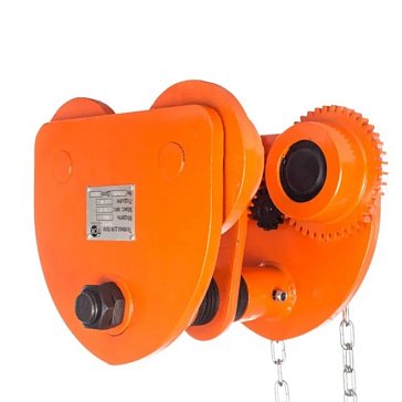 Изображение товара Тележка для тали TOR (GCL) 5Х3 10453, тип В, с механизмом передвижения