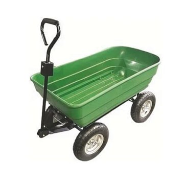 Изображение товара Тележка садовая Variant ТС2135, 4-х колёсная с откидным кузовом, пластик, 125 л, 250 кг