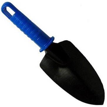 Изображение товара Совок посадочный малый цельнометаллический окрашенный ПР1055, пластиковая эргономичная ручка, 260х115х75 мм, Россия 