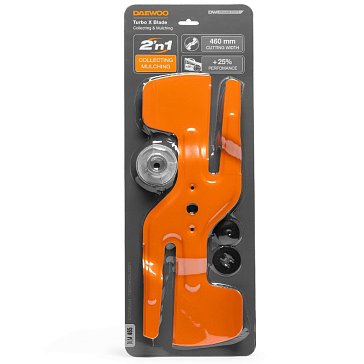 Изображение товара Нож для газонокосилки Daewoo DLM 465, 46 см, TURBO X BLADE Изображение товара Нож для газонокосилки Daewoo DLM 465, 46 см, TURBO X BLADE