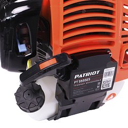 2-х тактный бензиновый триммер Patriot PT 5555ES Country (объем двигателя 52 см³, бак 1.1 л, леска + нож)