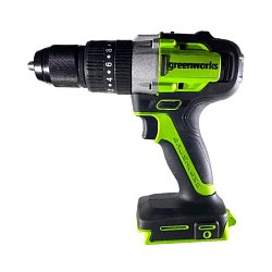 Дрель-шуруповерт ударная аккумуляторная Greenworks 3704107 24В (без АКБ и ЗУ)