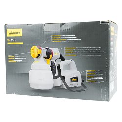 Строительный краскораспылитель Wagner W450, вес 2 кг, расход краски 0,23 л/мин