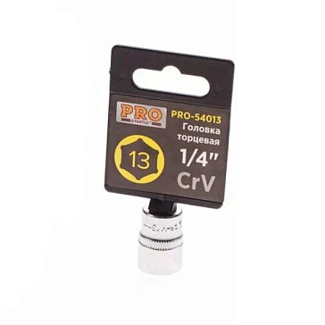 Изображение товара Головка PRO STARTUL PRO-54013 1/4 13мм 6гранная для гайок и болтов