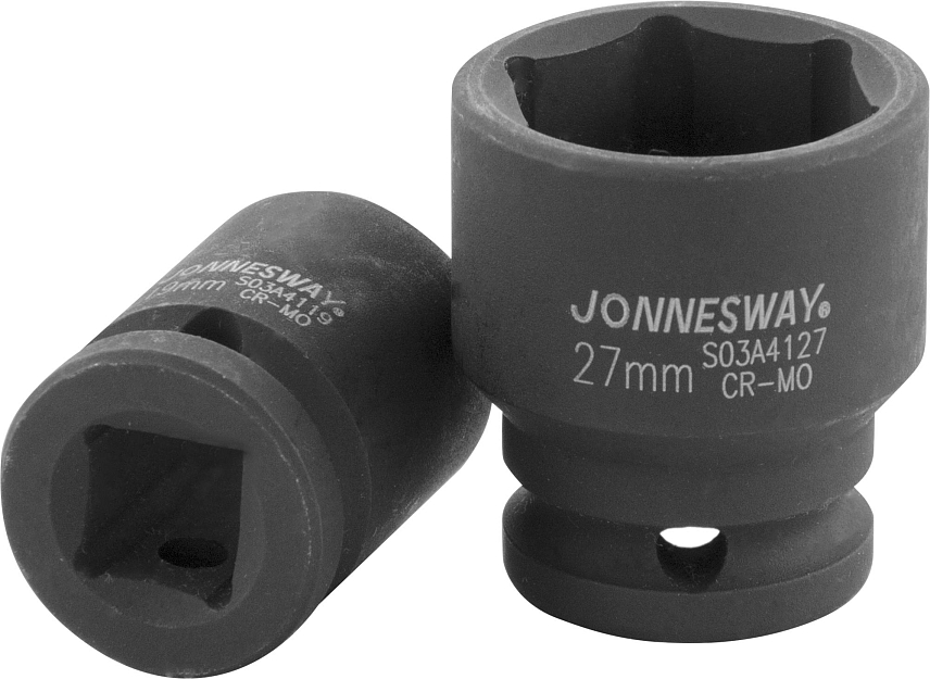 Головка торцевая ударная Jonnesway, 1/2" DR, 17 мм, S03A4117 в Угличе