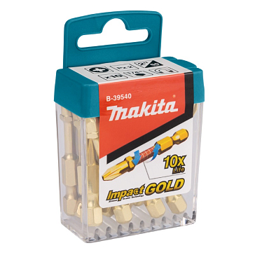Изображение товара Набор насадок Makita Impact Gold B-39540 PZ, 50 мм, E-form (MZ)