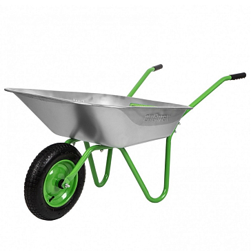 Изображение товара Садовая тачка Сибртех 689135 с грузоподъемностью 120 кг и объемом 65 л