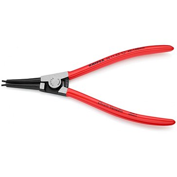 Изображение товара Щипцы Knipex KN-4611A3 для внешних стопорных колец, прямые губки, Ø 40-100 мм, длина 210 мм, фосфатированные