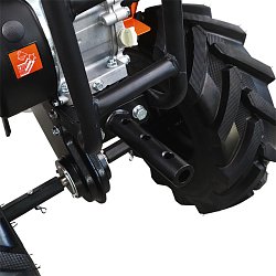 Мотоблок Patriot УРАЛ М высокоскоростной (цепной редуктор, колеса EXTREME 440107007, реверс)