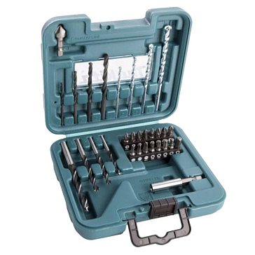 Изображение товара Набор насадок Makita Square D-47204 30 шт. спиральных сверл по дереву металлу бетону