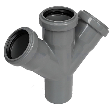 Изображение товара Крестовина Контур 072601050310 для внутренней канализации 50 мм