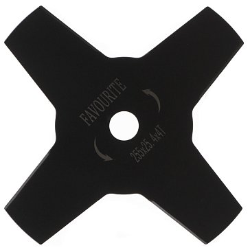 Изображение товара Нож для триммера Favorite FBT 4Zknife 255 мм для газонов и бурьяна