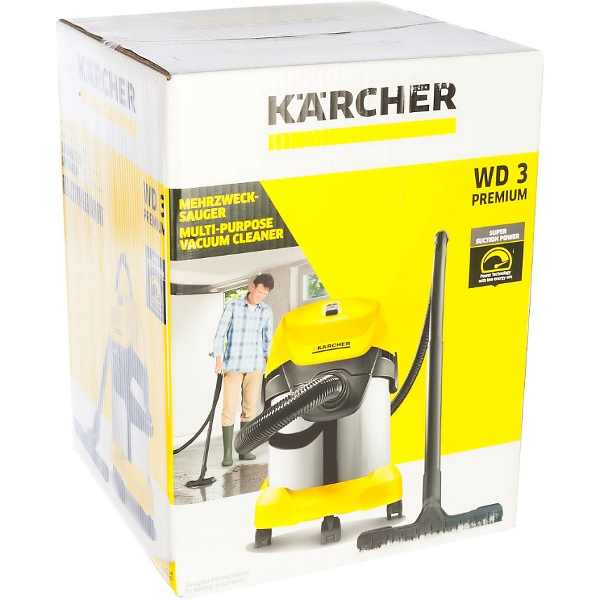 Строительный пылесос Karcher WD 3 (MV 3) Premium 1.629-840