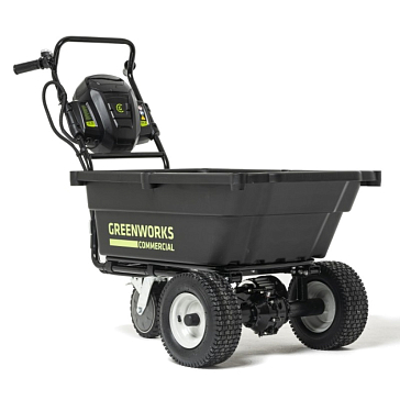 Изображение товара Садовая тележка самоходная Greenworks 82GC 7400607, 82V, 106 л, без АКБ и ЗУ