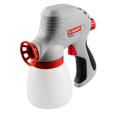 Изображение товара Краскопульт Зубр ЗКПЭ-120 (120 Вт, сопло 0.8 мм, бачок 0.8 л)