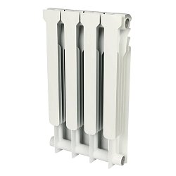 Радиатор биметаллический Rommer Profi BM 500 BI500-80-80-150 RBM-1210-050004, 4 секции (RAL9016)