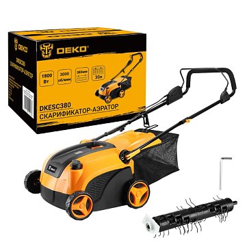 Изображение товара Скарификатор-аэратор Deko DKESC380 065-1204, электрический, 1800Вт, 380мм