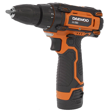 Изображение товара Аккумуляторная дрель-шуруповерт Daewoo DAA 1210LI, 12 В, 19 ступеней крутящего момента