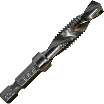 Изображение товара Сверло-метчик Практика 775-013, M10, HEX 1/4", 72 мм