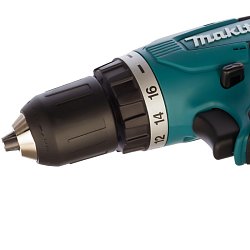 Аккумуляторная дрель-шуруповёрт Makita DF347DWEX9 (2xАКБ Li-ion 14/4 В, 1.5 Ач, ЗУ, кейс + набор бит D-30651)