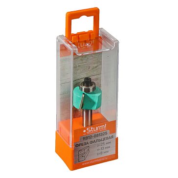 Изображение товара Фреза фальцевая с подшипником Sturm RB12-081325, 25x13x57 мм, хвостовик 8 мм
