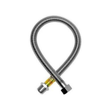 Изображение товара Сильфонная подводка для газа Ayvaz (1/2", 0,8 м, г/ш)