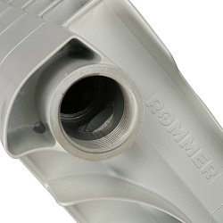 Радиатор биметаллический Rommer Profi BM 500 BI500-80-80-150 RBM-1210-050006, 6 секций (RAL9016)