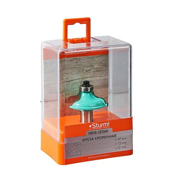 Изображение товара Фреза кромочная калевочная с подшипником Sturm RB16-121341, 41x13x60 мм, хвостовик 12 мм