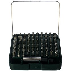 Набор бит с адаптером Kraftool 26140-H61 (61 предмет, материал crv, тип ph, torx, pz, sl)