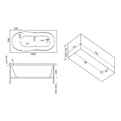 Ванна Bas Лима