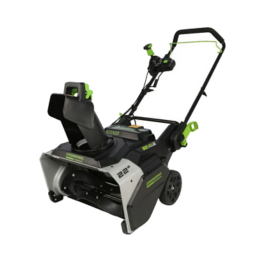 Изображение товара Снегоуборщик аккумуляторный Greenworks 82В 2602507UC с двумя аккумуляторами