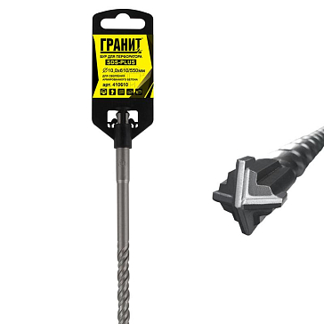 Изображение товара Бур Гранит 410610 SDS-Plus для бетона и камня, 10x610 мм