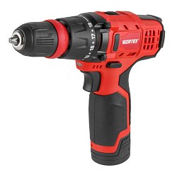 Аккумуляторная дрель-шуруповерт Wortex BD 1215 LiSET 1326470, в чемодане